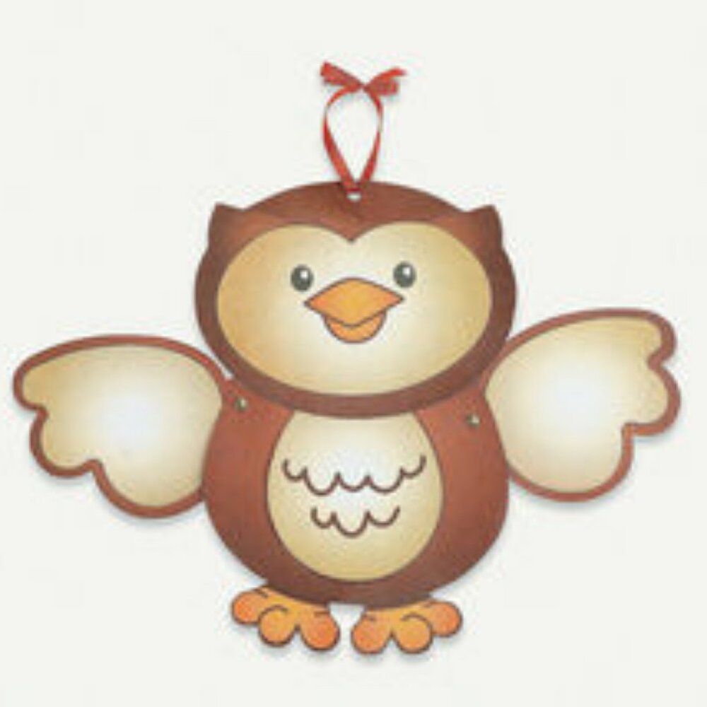 DIY Craft Kit: Paper Owl Moveable arm x 12 New